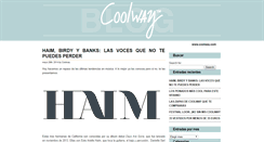 Desktop Screenshot of blog.coolway.com