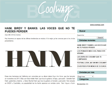 Tablet Screenshot of blog.coolway.com